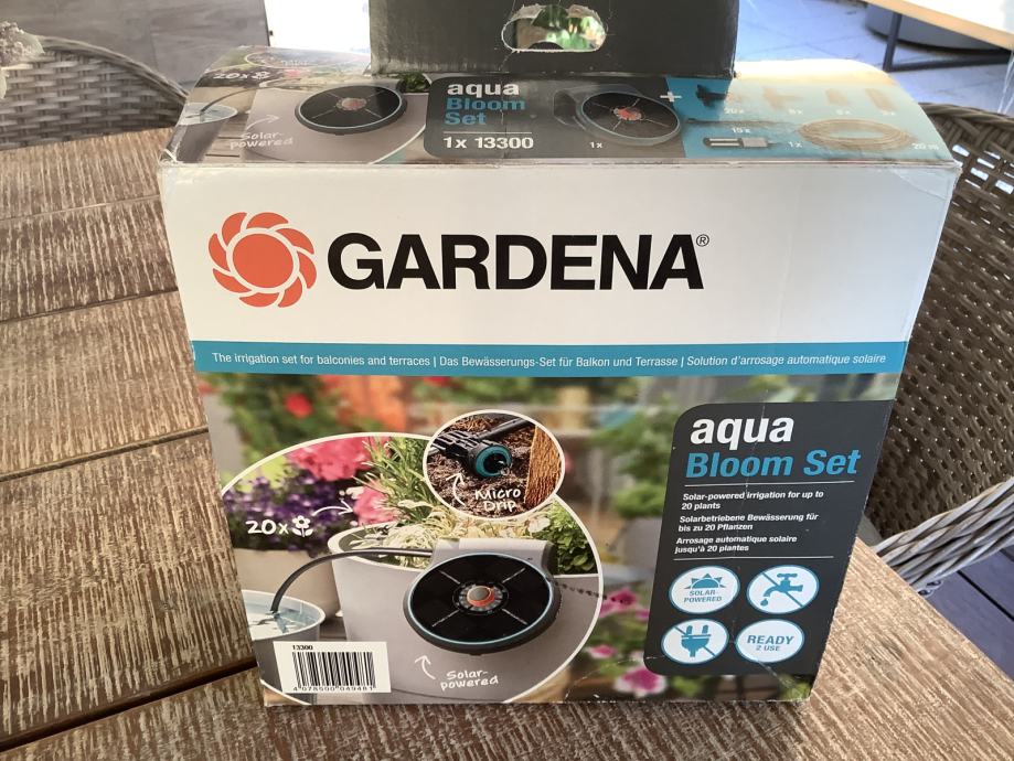 Gardena solarni aqua bloom set 13300 za 20 loncev