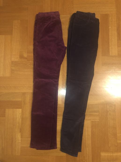 2X ŽAMETNE HLAČE( Zara in H&M)