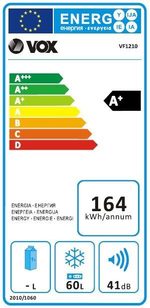 Zamrzovalnik VOX 60l, VF1210