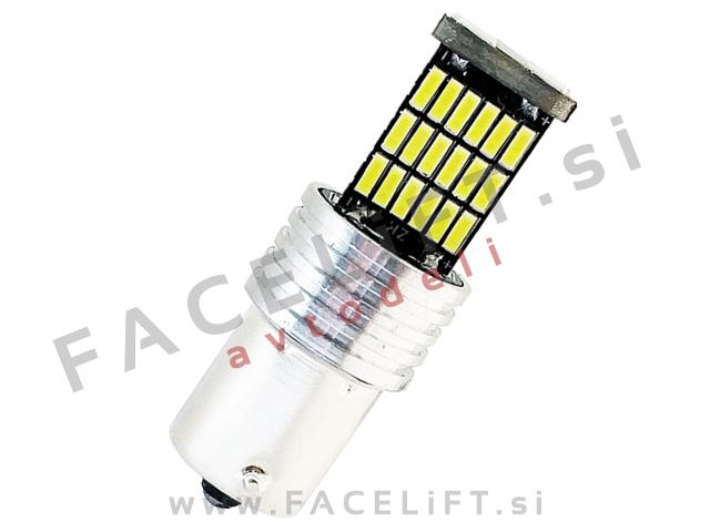 LED žarnica P21/5W (BAY15d / 1157) 45x LED (4014) 5W 850lm CANBUS 12V