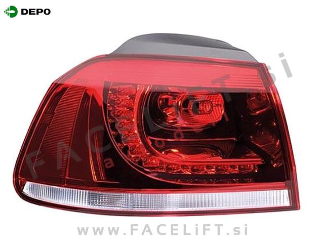 VW Golf 6 08-12 zadnja zunanja LED luč leva