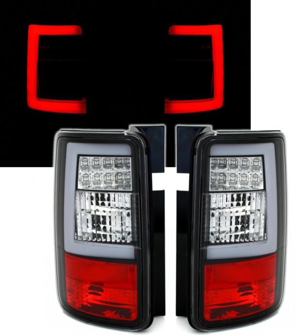 Zadnje LED luči VW Caddy 03-15 črne