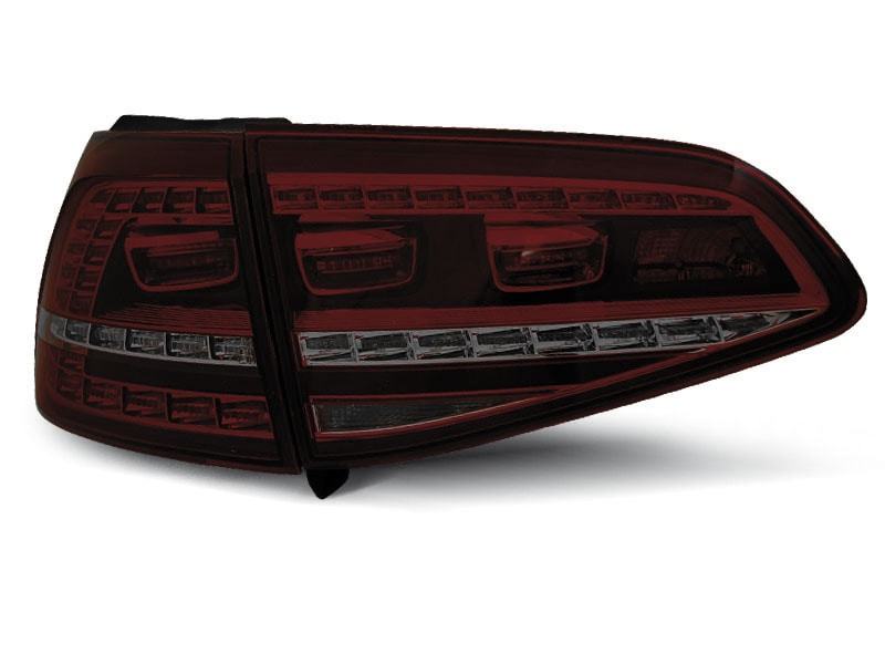 Zadnje LED luči VW Golf 7 Hatchback 13-17 rdeče-smoke