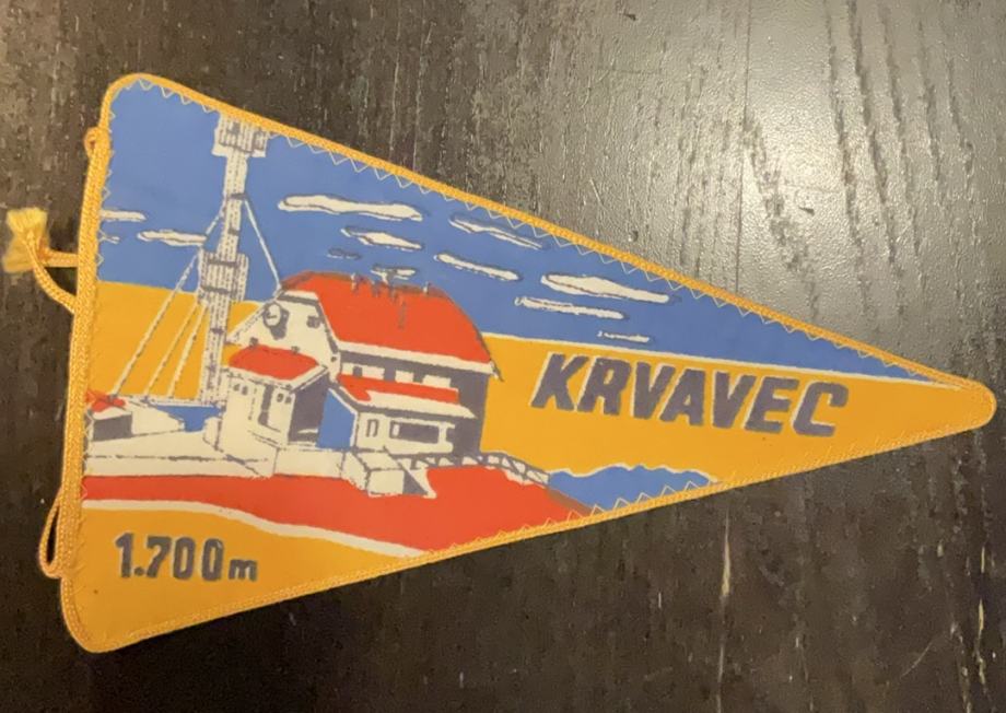 Vintage zastavica Krvavec