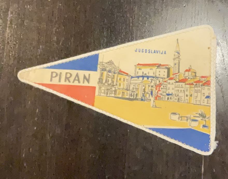 Vintage zastavica Piran