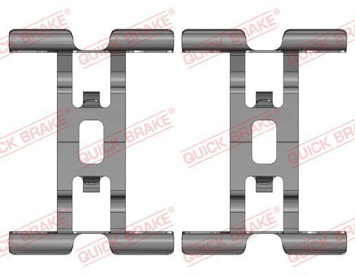 Kompletni pribor,torna obloga kolutne zavore QUICK BRAKE 109-0211