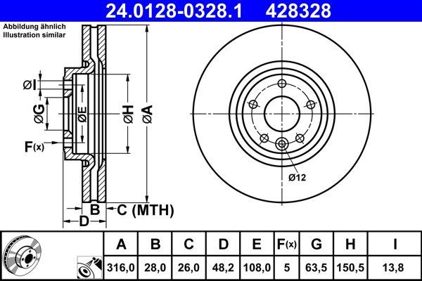 ZAVORNI DISK ▶ ATE 24.0128-0328.1