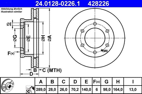 ZAVORNI DISK ▶ ATE 2401280226