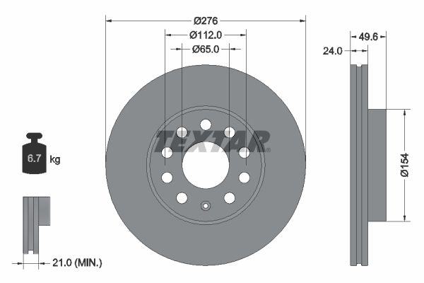 ZAVORNI DISK ▶ TEXTAR 92271905