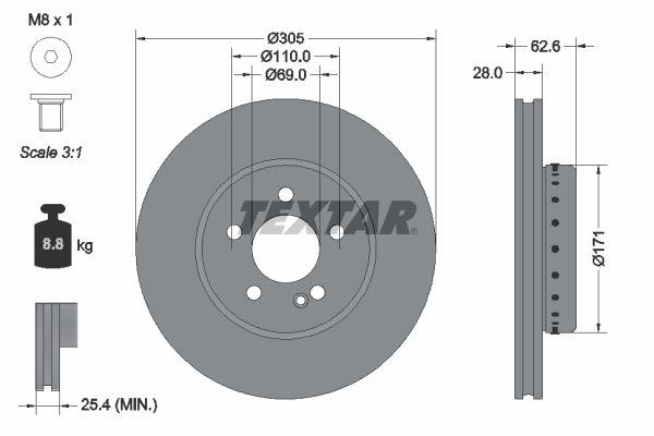 ZAVORNI DISK ▶ TEXTAR 92343625