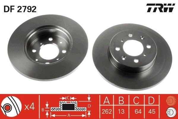 ZAVORNI DISK ▶ TRW DF2792