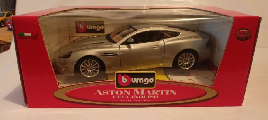 ASTON MARTIN V12 VANQUISH
BURAGO DIAMOND COLLECTION
1:18 ORIGINAL BOX