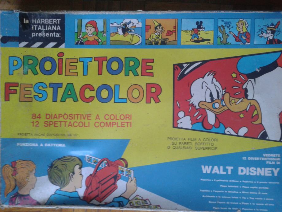 HARBERT ITALIANA (licenca KENNER U.S.A. -otroški diaprojektor