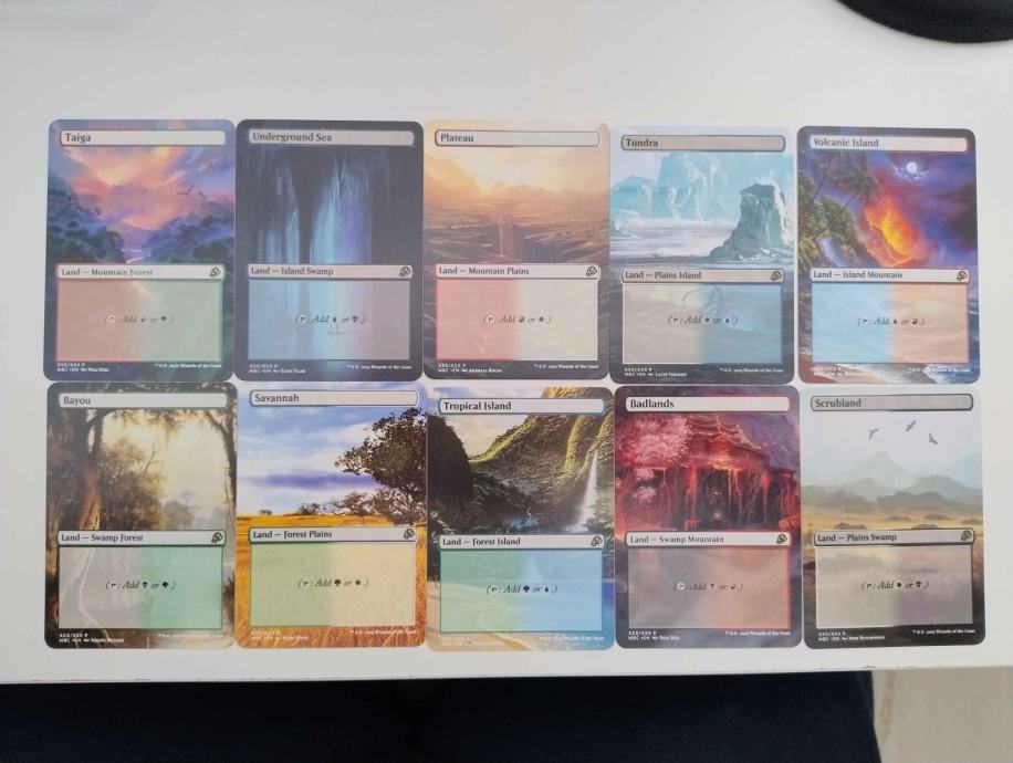 Dual Land Proxies - Magic the Gathering (mtg x10)