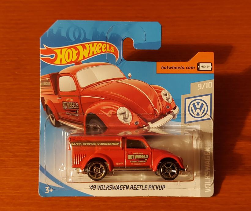 HOT WHEELS  49 VOLKSWAGEN BEETLE PICKUP AVTOMOBILČEK MODEL