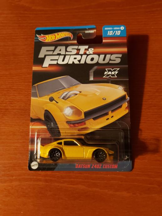 HOT WHEELS DATSUN 240 Z CUSTOM FAST & FURIOUS  AVTOMOBILČEK MODEL