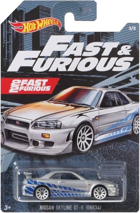 Hot wheels fast and furious nissan skyline gtr r-34