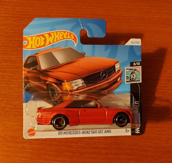 HOT WHEELS 89 MERCEDES BENZ 560 SEC AMG AVTOMOBILČEK MODEL