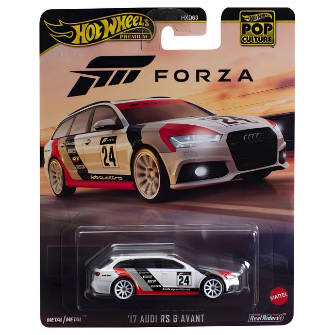 Hot wheels premium audi rs6 forza real riders