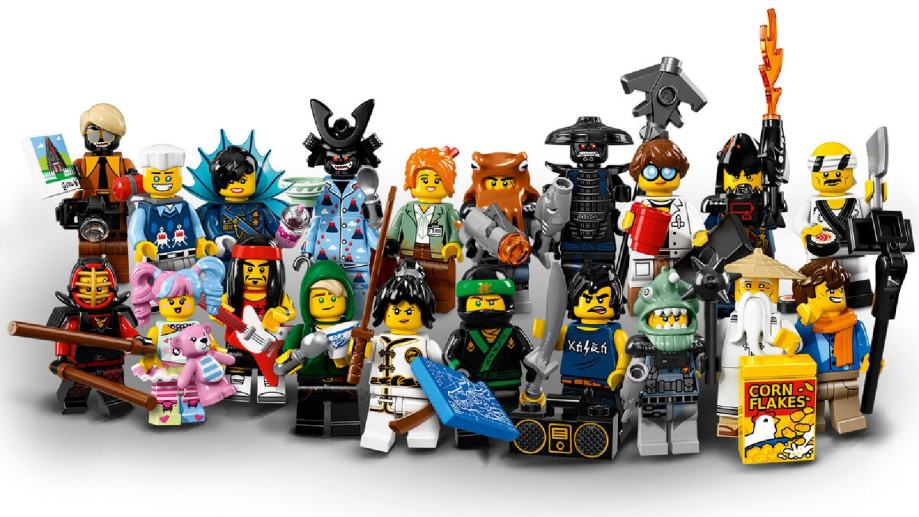 LEGO CMF Ninjago 71019 minifigures -celotna serija-