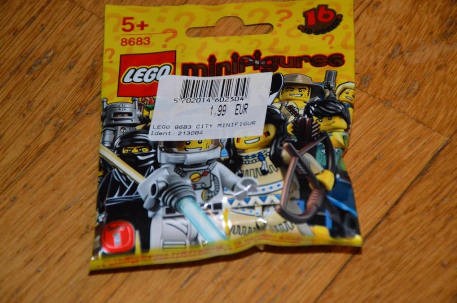 Lego minifigura robot, serija 1 original zaprto