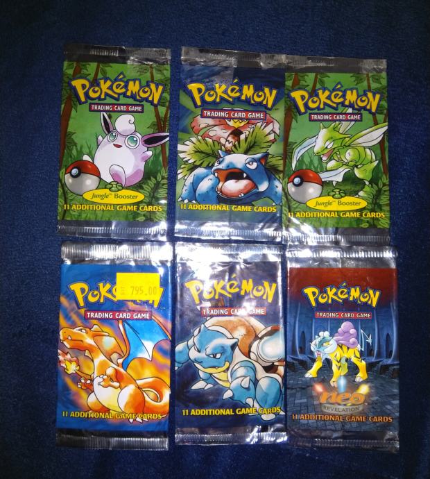 POKEMON Booster samo embalaža