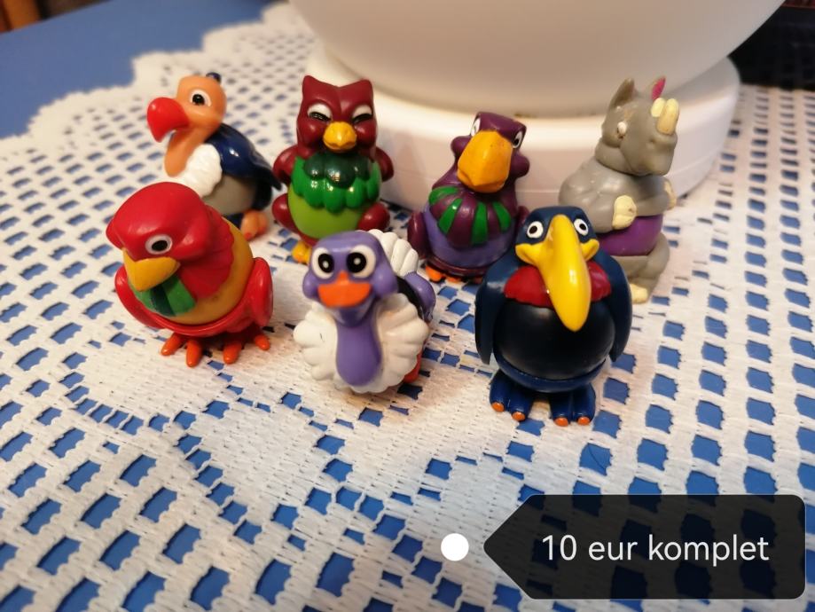 Stare kinder figurice okrogle zivalice