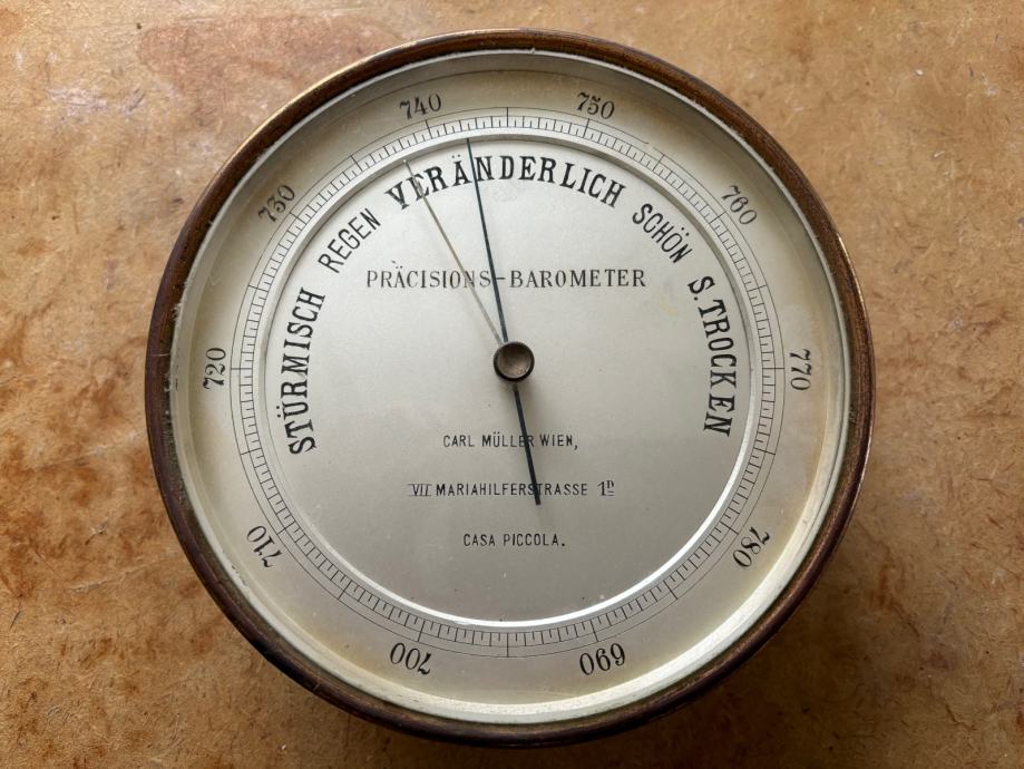 Barometer starinski Carl Mueller Wien