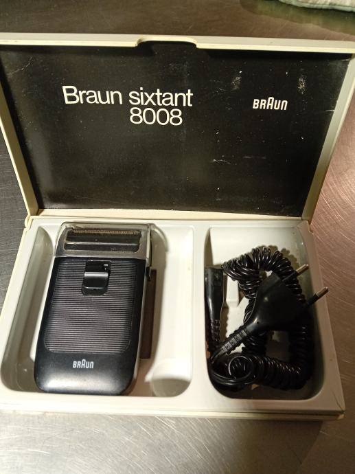 Braun Sixtant 8008 retro delujoč brivnik za zbiratelje