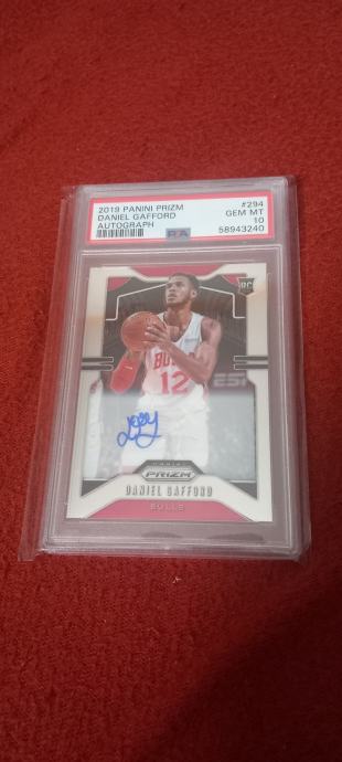 Daniel Gafford 2019 rookie AUTO PSA 10