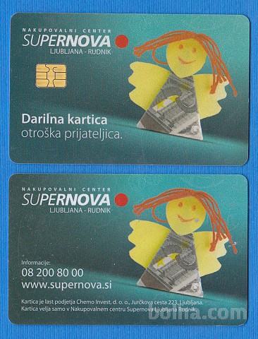 Darilna kartica SUPERNOVA Ljubljana Rudnik rabljena