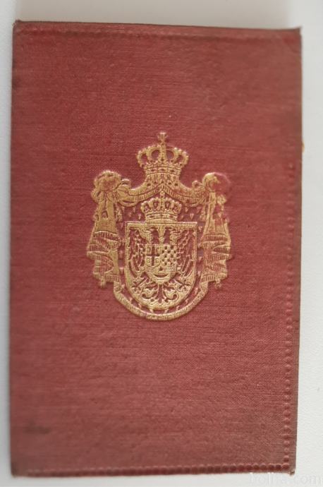 Državne železnice Slovenija Legitimacija 1921/1928