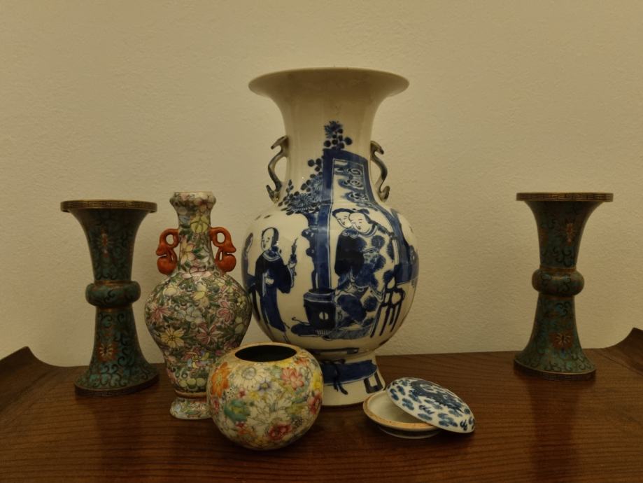 Kitajski porcelan vaze konec 19.st.