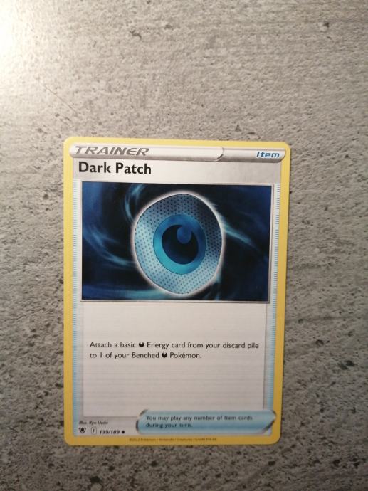 Pokemon karta Dark Patch triner