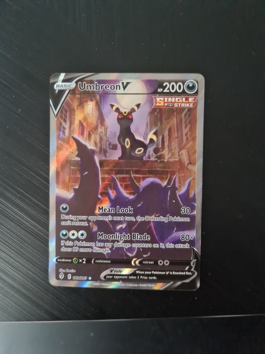 Pokemon Umbreon V alt art