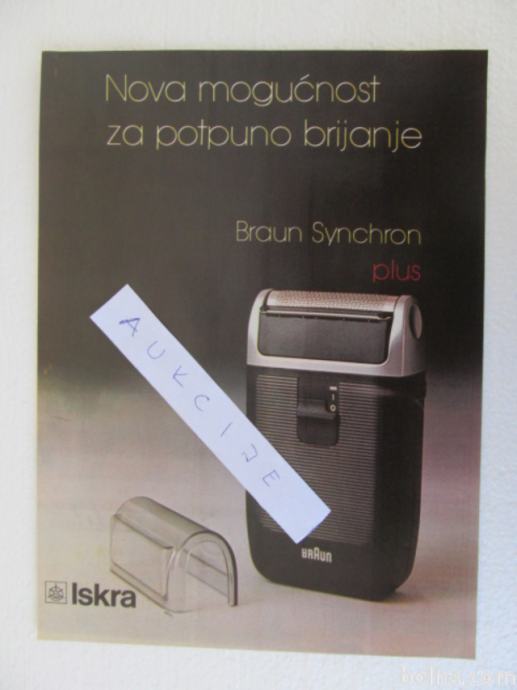 Reklama ISKRA-BRAUN