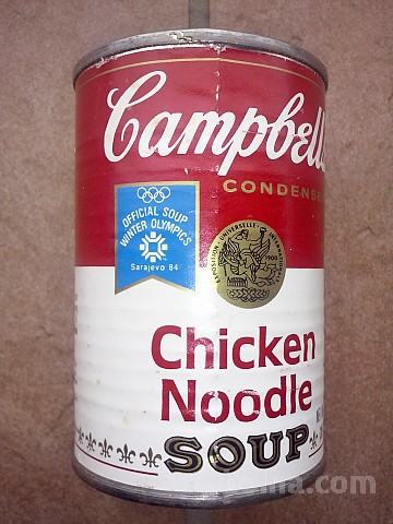 Sarajevo 1984 Olimpijada Campbells soup konzerva