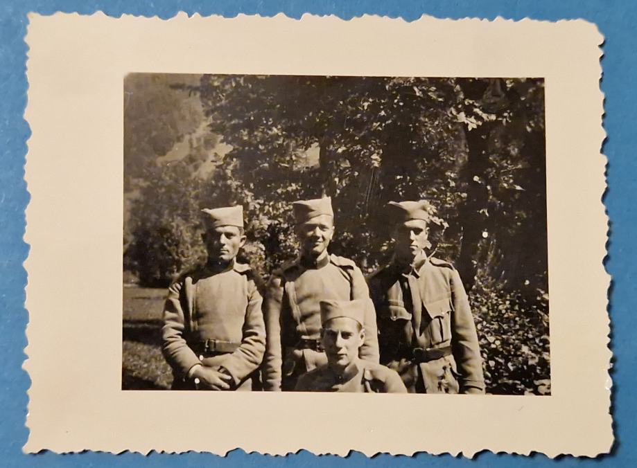 Stara vojna fotografija Železniki Škofja Loka 1940. Kraljevina