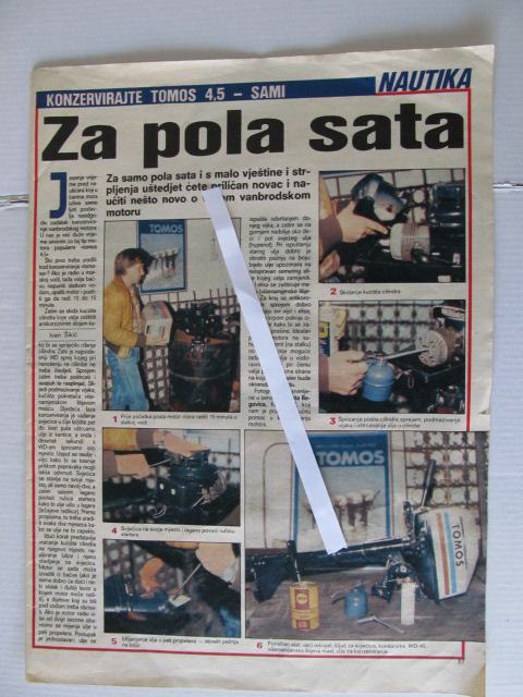 TOMOS 4,5 - Za pola sata -KONZERVIRANJE