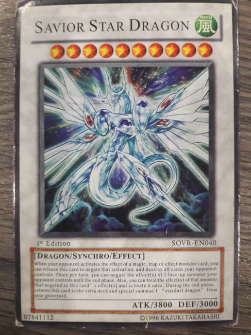 Yu-gi-oh! karta Savior Star Dragon