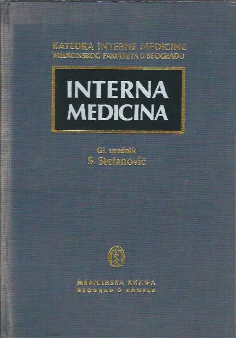 Interna medicina  Stanoje Stefanović