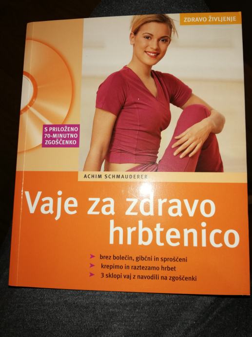 Knjiga VAJE ZA ZDRAVO HRBTENICO