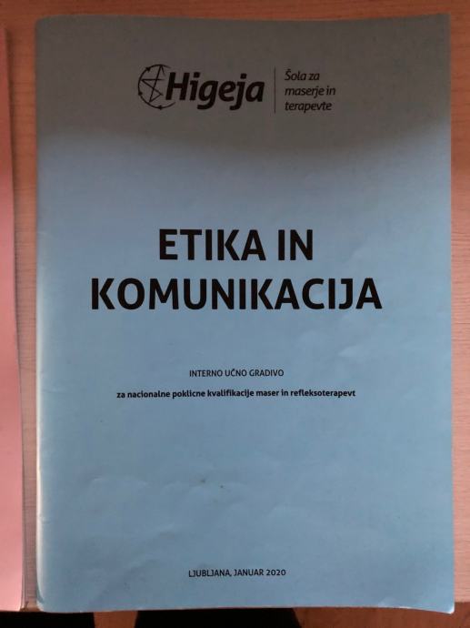 Priročnik Higeja, Komunikacija in Higiena