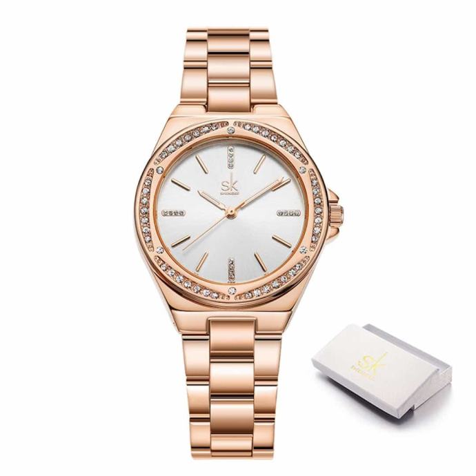 Ženska ročna ura SK Shengke Charm Rose Gold