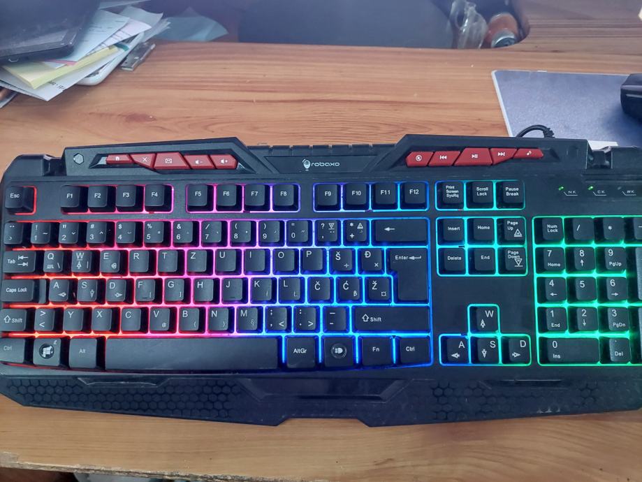 Tipkovnica gaming Robaxo GKB520