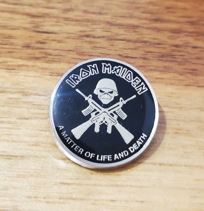 Iron Maiden pin