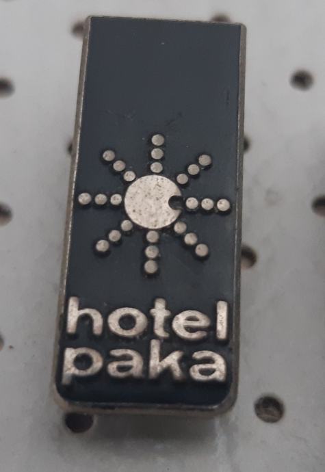 Značka Hotel PAKA Velenje črna
