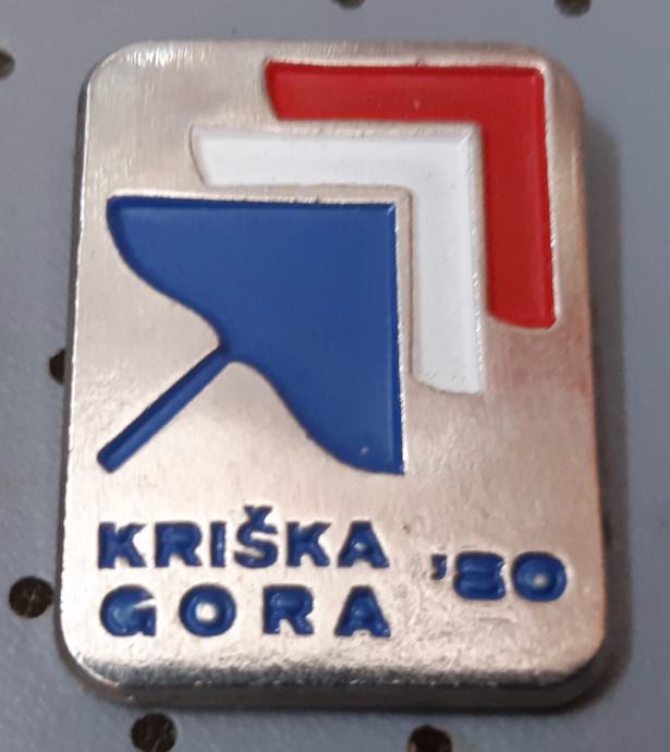 Značka Jadralno padalstvo zmajarstvo Kriška gora 1980