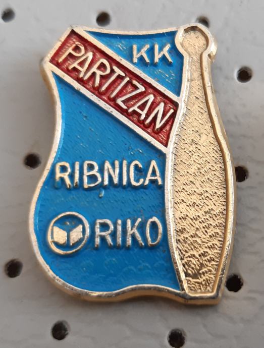 Značka Kegljaški klub KK Partizan Riko Ribnica zlata