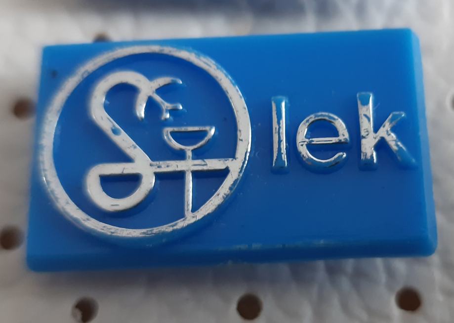 Značka LEK farmacija plastična